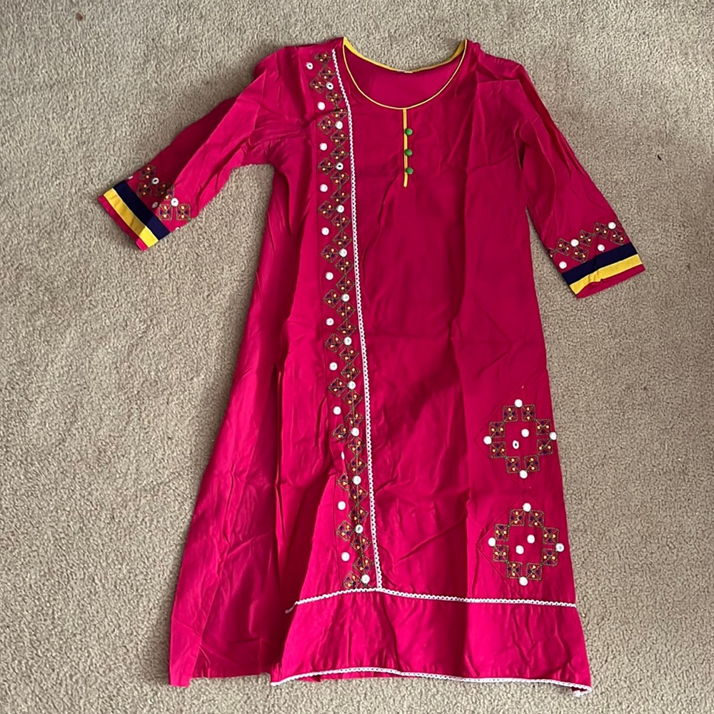 Pink Kurta